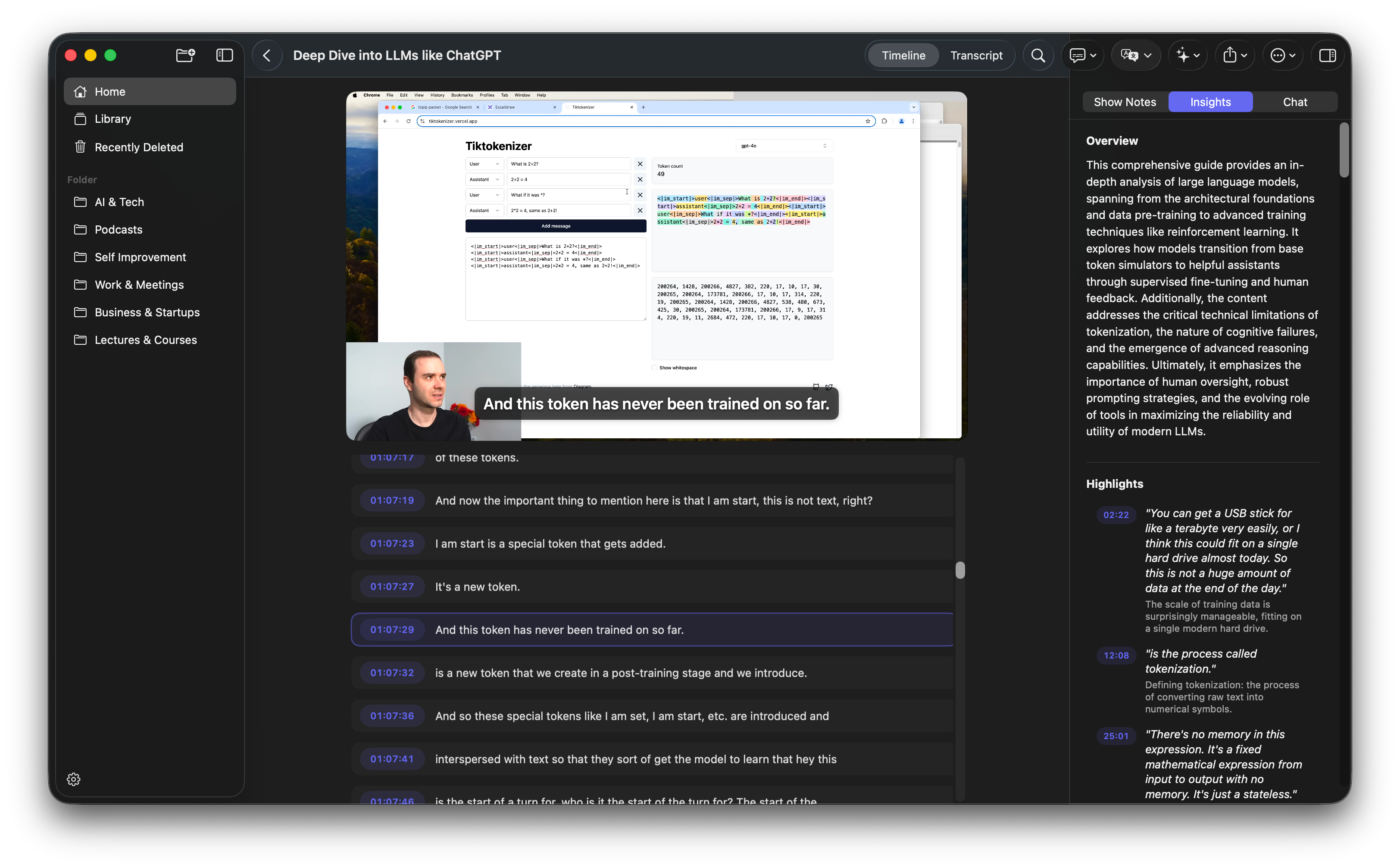 AI Chapters, Summary & Highlights